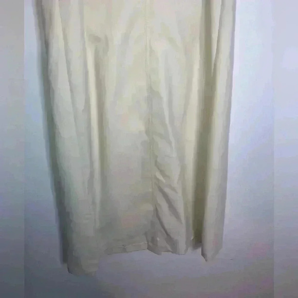 Club Monaco Half Belted Dress Robe Cream - Picture 6 of 15